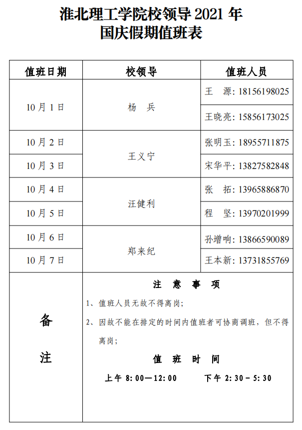 淮北理工学院校领导2021年国庆假期值班表-挂网.png